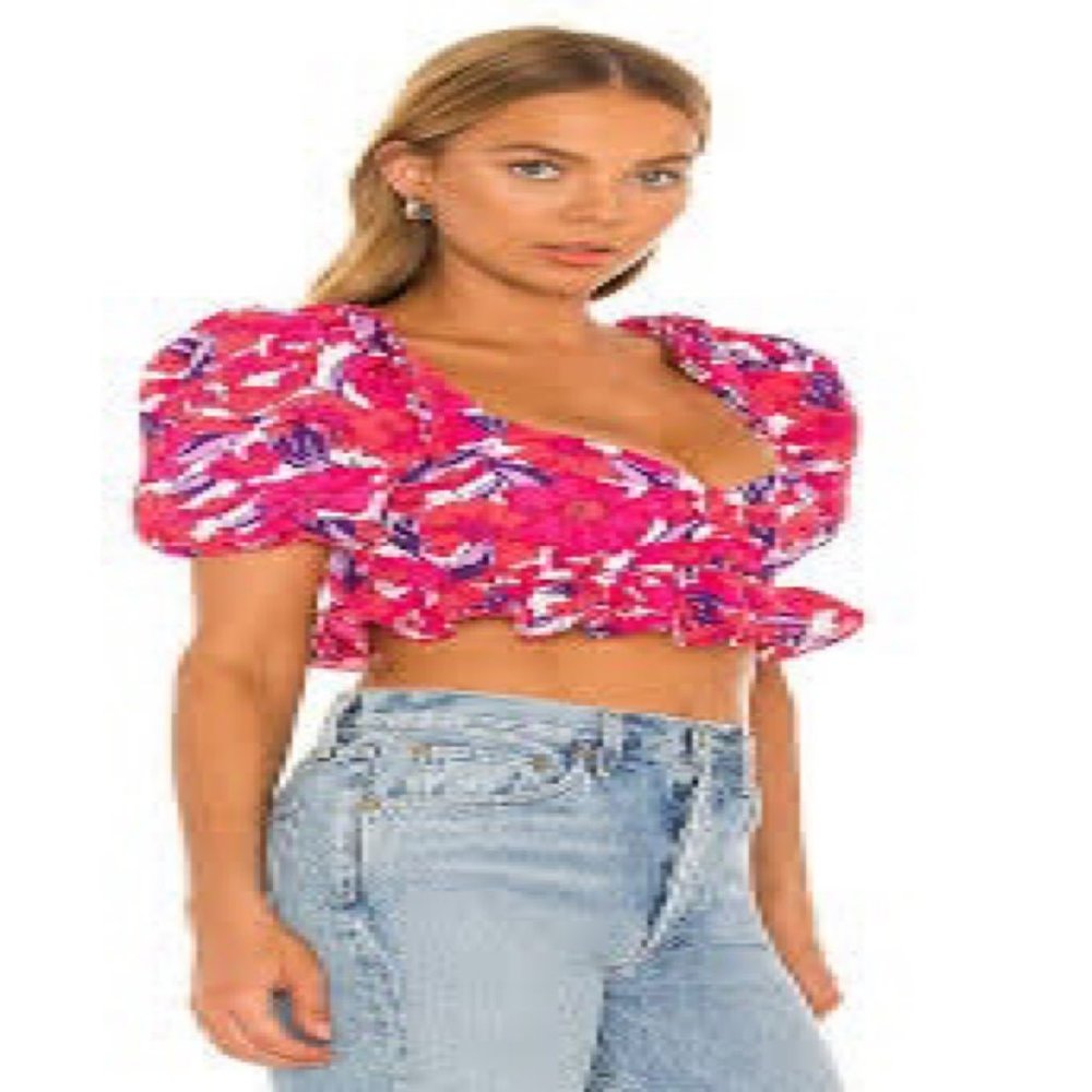 NWT Revolve Lovers and Friends Brady Cropped Top